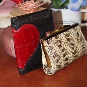 Brighton Heart Wallet and Snake Skin Coin Purse